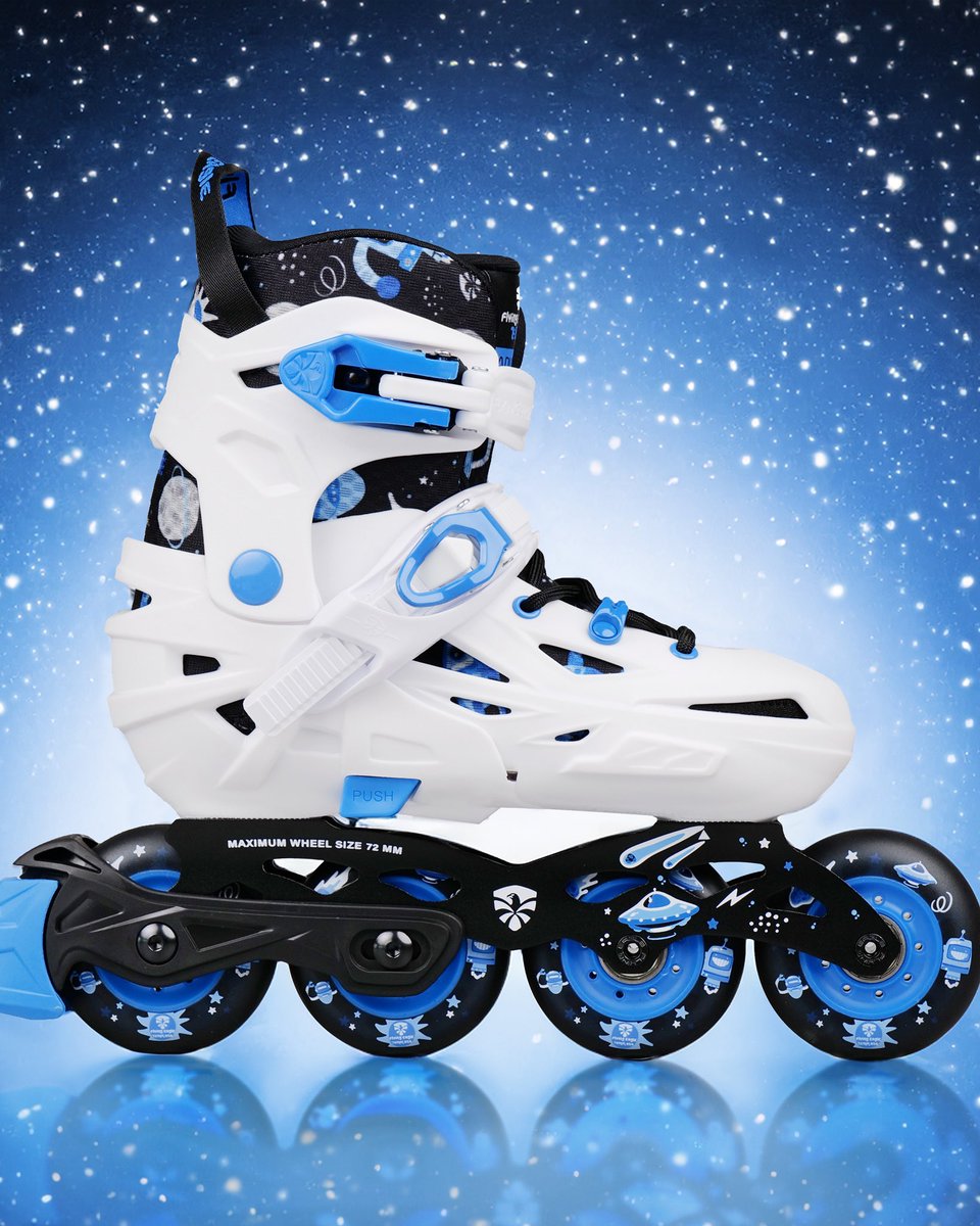 Are you looking for good skates for your kids? the Flying Eagle NADIA ND is now available!
A comfortable and very supportive skate for children, designed to stimulate their imagination and creativity, helping them build confidence and strength through a fun and healthy activity.
