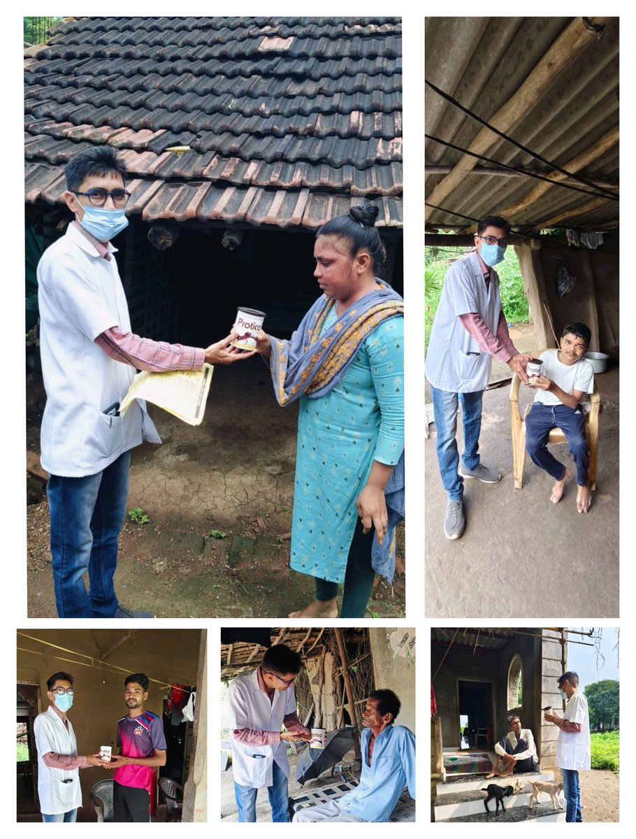 આજરોજ #WorldPharmacistDay ના દિવસે પ્રા.આ.કેન્દ્ર જી.સુરત ના ફાર્માસિસ્ટ દ્વારા TB મુક્ત ભારત અભિયાન અંતર્ગત #NikshayMitra બની TB ના દર્દીઓને પોષણ સહાયરૂપી protien પાવડર આપ્યા તેમજ TB ની દવા સમયસર લેવી તેમજ કોર્સ પૂર્ણ કરવા માહીતી આપી
#TBFreeIndia #HealthForAll
@GujHFWDept <a href="/TBHDJ/">TB Harega Desh Jeetega</a>