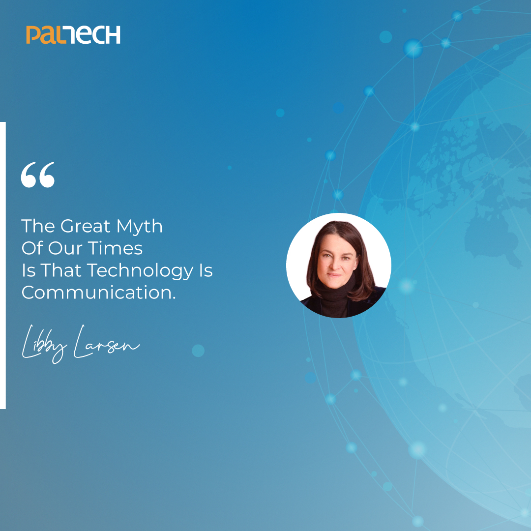 paltechconsltng's tweet photo. Technology can facilitate communication, but it’s not a substitute for the depth and richness of human interaction. At PalTech, we design our tech to enhance, not replace, personal connections.

#TechMyths #LibbyLarsen #CommunicationMatters #PalTech #HumanInteraction #TechQuote https://t.co/JoU6KSjG2B
