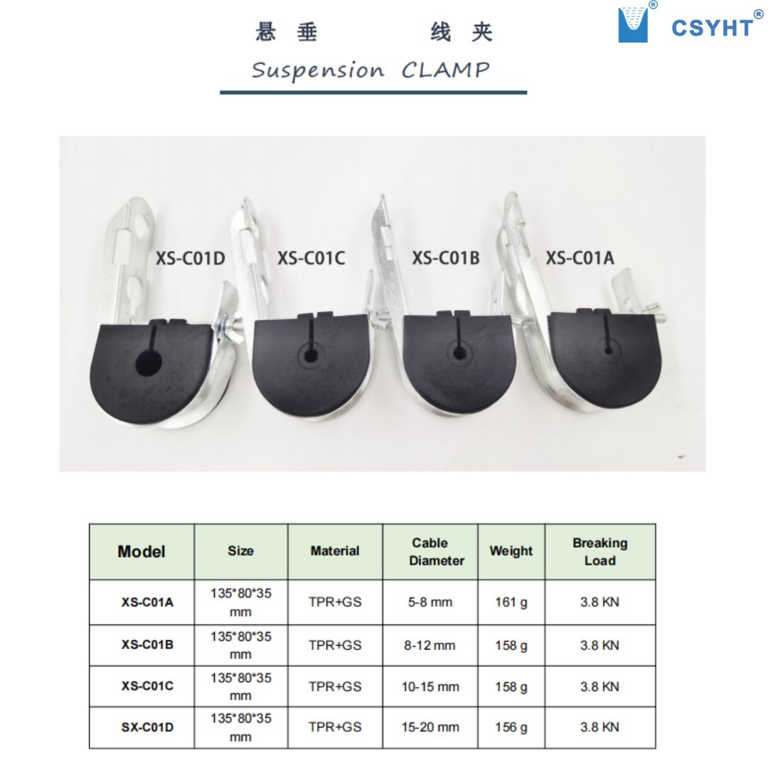 FanLaura3's tweet photo. ADSS Cable J Hook Suspension Clamp
The metal hook of suspension clamp allows installation on the pole by using stainless steel band and pigtail hook or brackets. The hook of ADSS clamp can be produced form stainless steel materials according to you request. https://t.co/KKHCqYCPd3