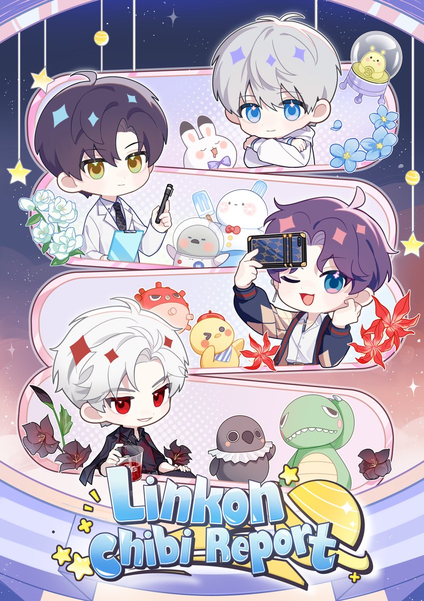 Love and Deepspace | Linkon Chibi Report □ Xavier [Focused] The