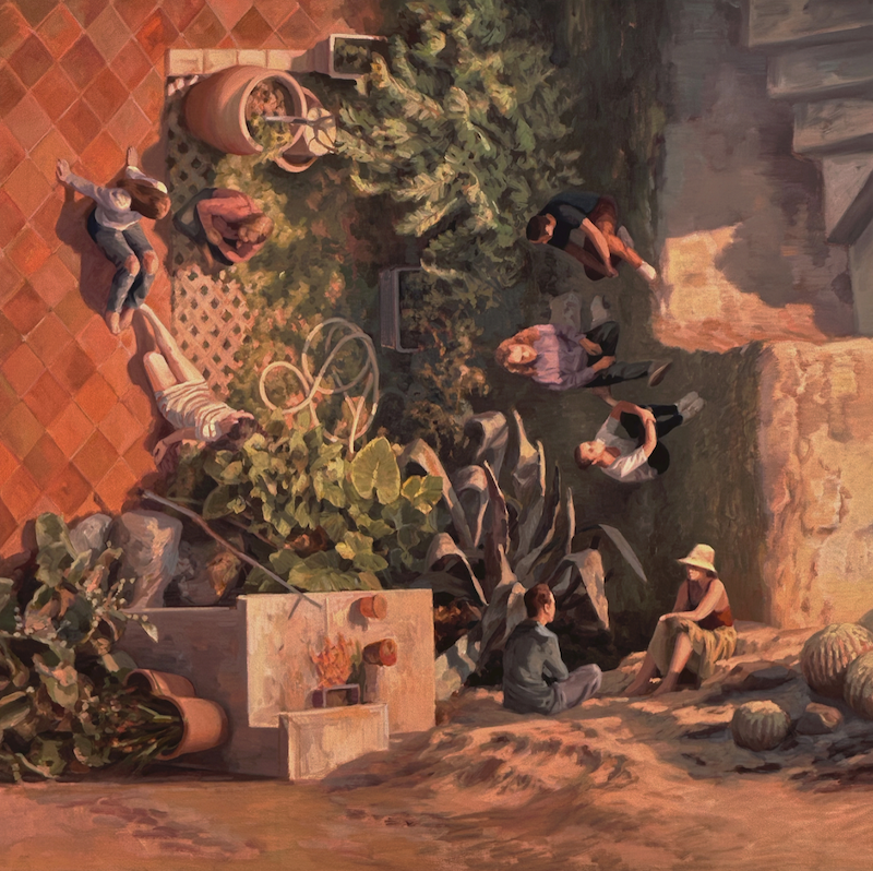 mixdevil66's tweet photo. The Upside-Down and Sideways World of @cintavidal in "Melt". Vidal's works are often that way, as they present themselves in an Escher-esque way, but with her own skill and heart and vision.  https://t.co/ECbX3SLwBl https://t.co/mv6orAbEDL