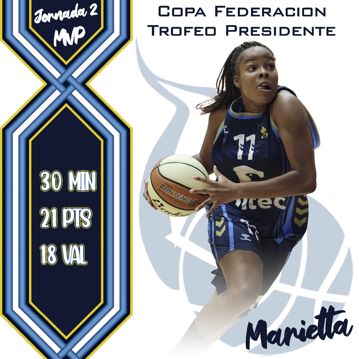 molinabasket's tweet photo. JUGADORES DESTACADOS

Pablo J. Sánchez y Marietta Rosario estuvieron a un gran nivel durante la segunda jornada de la Copa Federación

Aquí os dejamos sus números. 

#escribiendoPáginasAzules 💙 https://t.co/AjLZBeRrsr