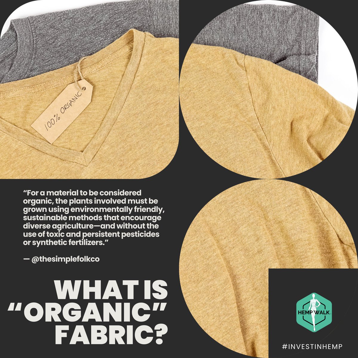 gaiaguildglobal's tweet photo. The Global Organic Textile Standard (GOTS) covers not only the organic fiber content but also the entire textile production process, including chemical usage, working conditions, and waste management.
Buy locally made, natural organic fibers!
#InvestInHemp https://t.co/HATnz61gMU