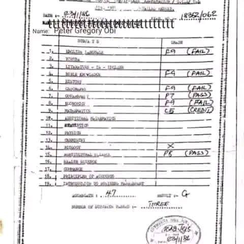 femike69's tweet photo. @ifesalakooffice Look at what your Agulu fr&ud is parading as school cert. You much be a confirm b##stard if you cannot post your own school certificate. https://t.co/f0OK74a5Up