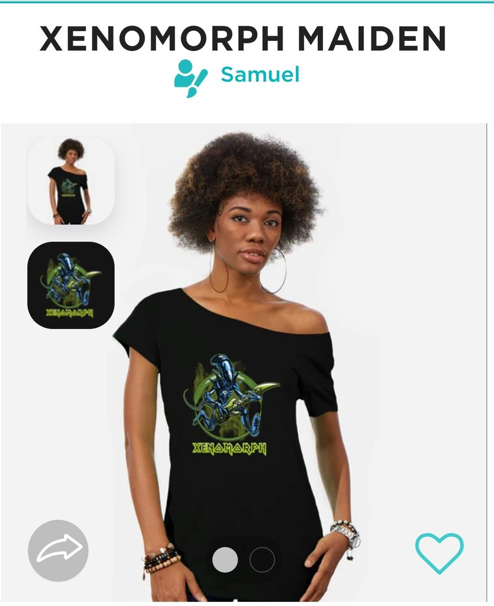 sanvuco's tweet photo. Xenomorph Maiden is a great Mens Basic Tee from our amazing collection of custom fandom inspired products. This product was designed by Samuel, who is part of our exclusive pop-culture inspired artist community.
https://t.co/1ub8CsO9Dq
#alien #HeavyMetal
#tshirts #teefury https://t.co/6Gf2GUUnWp