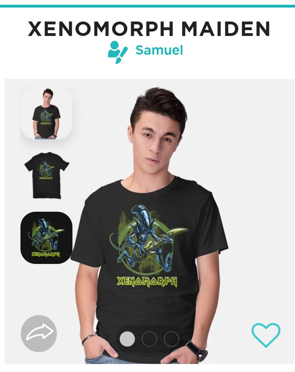 sanvuco's tweet photo. Xenomorph Maiden is a great Mens Basic Tee from our amazing collection of custom fandom inspired products. This product was designed by Samuel, who is part of our exclusive pop-culture inspired artist community.
https://t.co/1ub8CsO9Dq
#alien #HeavyMetal
#tshirts #teefury https://t.co/6Gf2GUUnWp