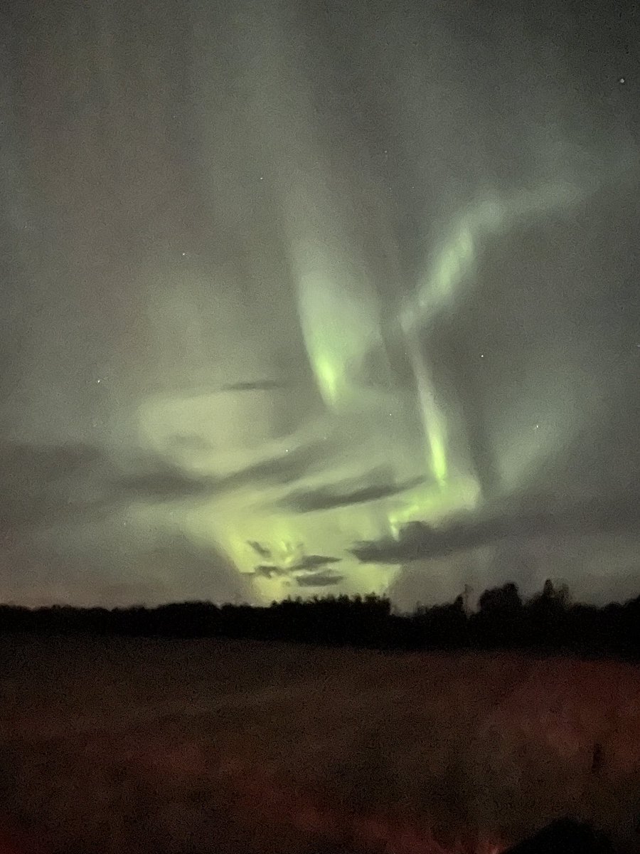 #northernlights #Harvest24 at least the view is nice.