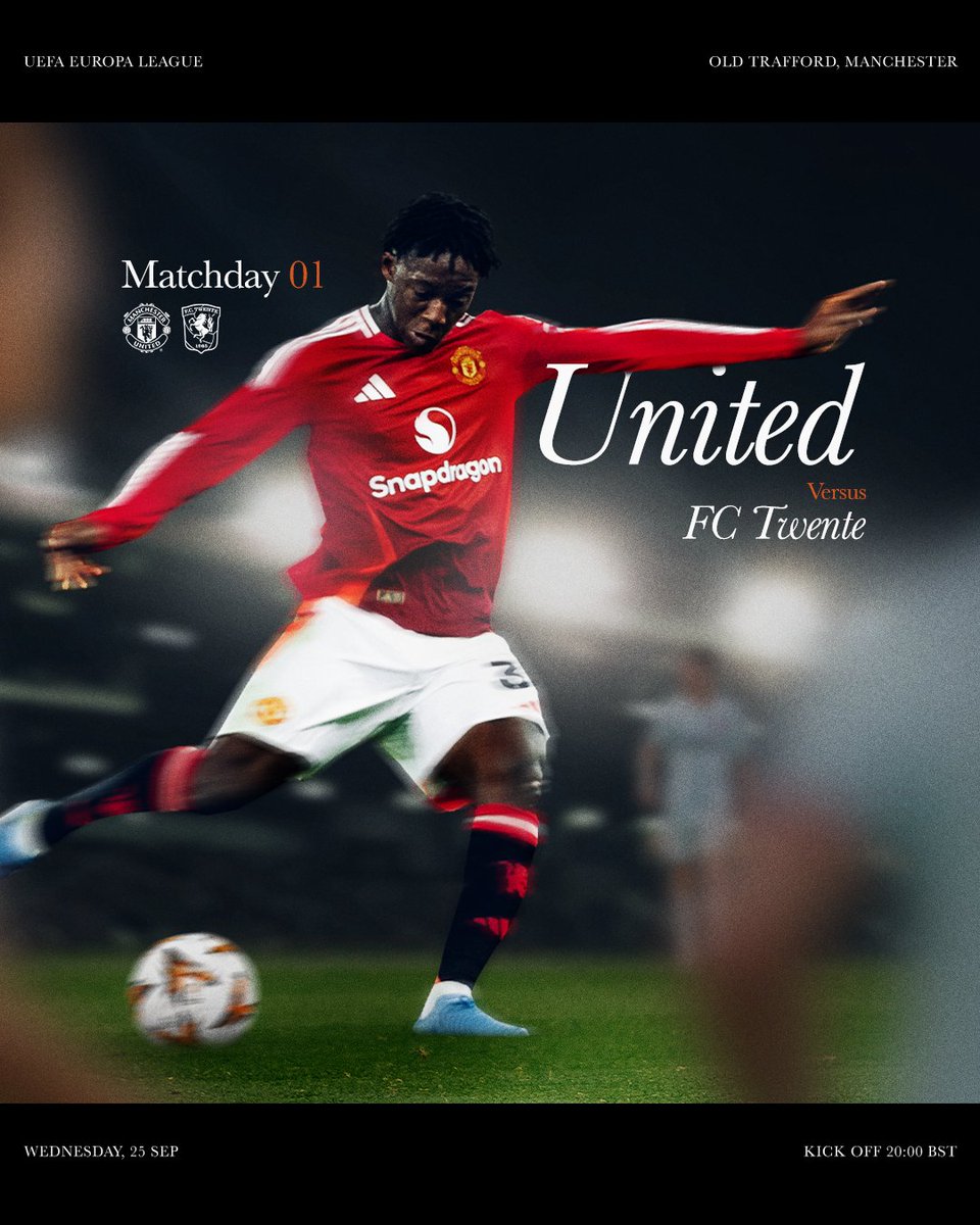 ManUtd's tweet image. Our #UEL journey starts today 💫

#MUFC