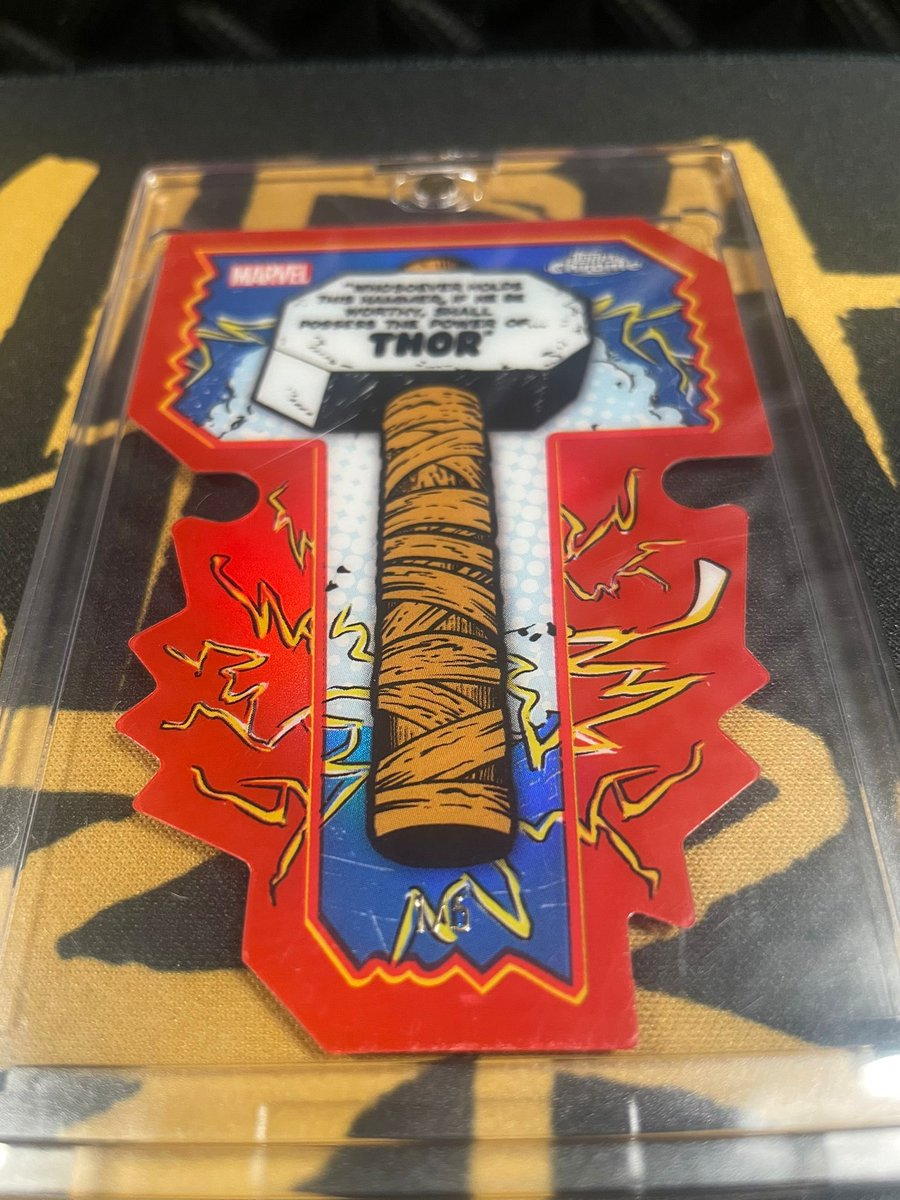 MidasBreaks's tweet photo. A thing of PURE BEAUTY ❤️💙

KEEP or SELL?

Marvel Topps Chrome 2024 - THOR Hammer Red Refractor 1/5

@Topps_UK @Topps #toppschromemarvel #marvelcards #Marvel #marvel https://t.co/qO1l3QCJDl