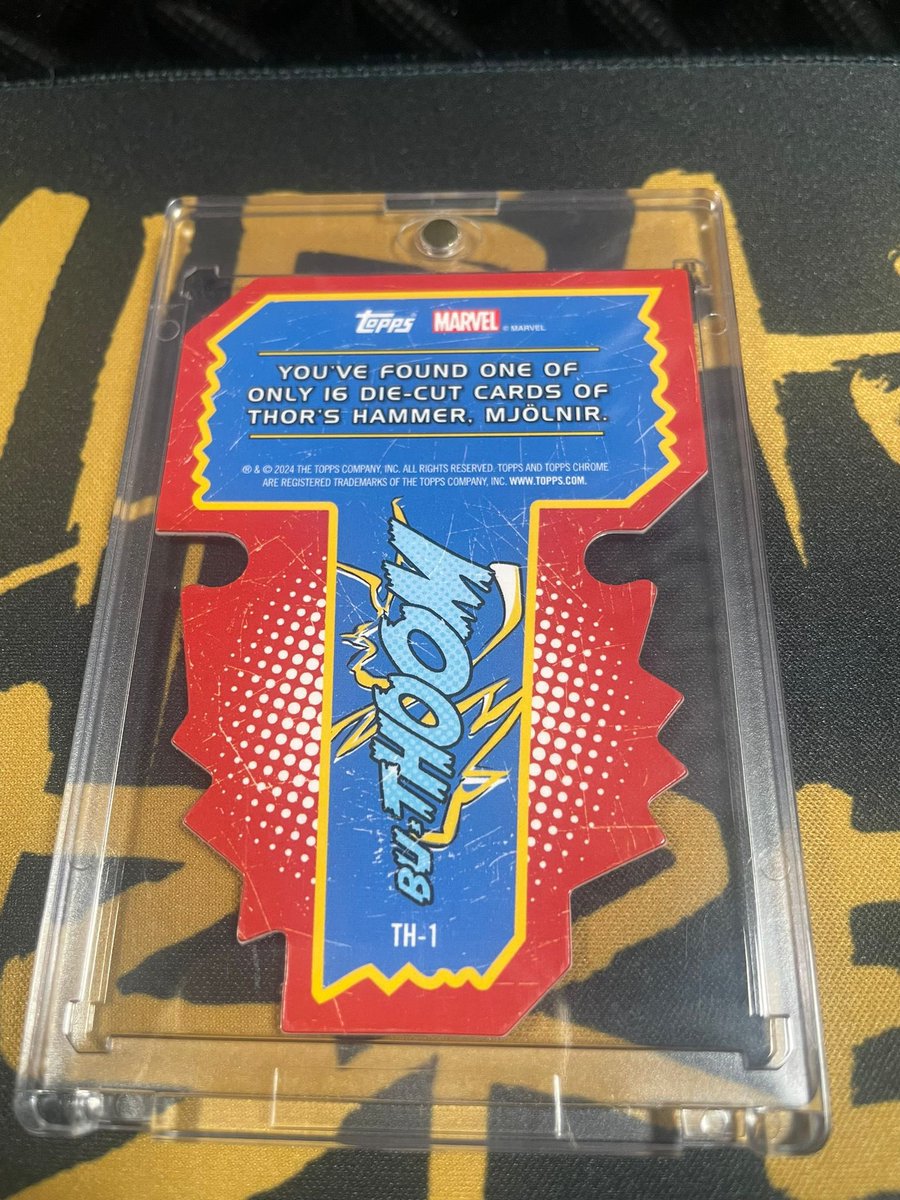 MidasBreaks's tweet photo. A thing of PURE BEAUTY ❤️💙

KEEP or SELL?

Marvel Topps Chrome 2024 - THOR Hammer Red Refractor 1/5

@Topps_UK @Topps #toppschromemarvel #marvelcards #Marvel #marvel https://t.co/qO1l3QCJDl