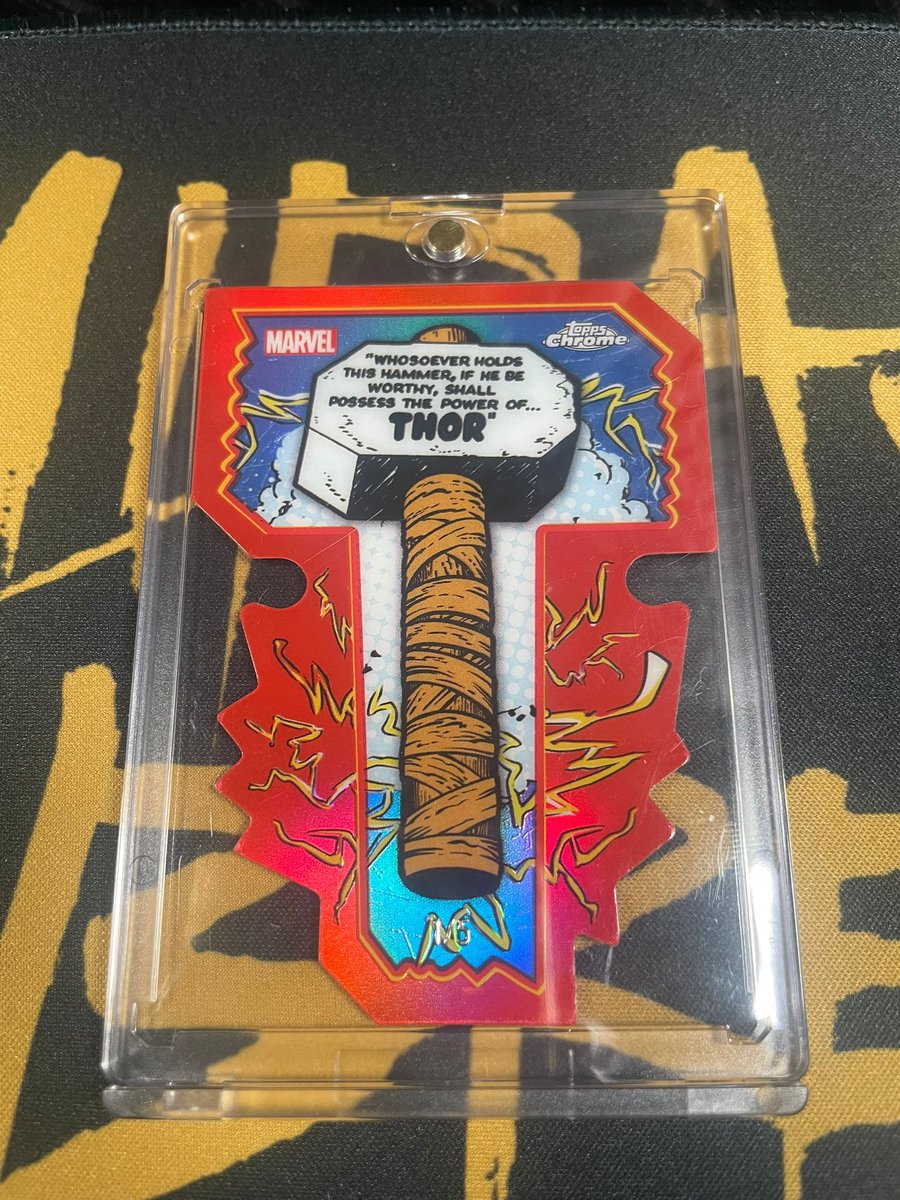 MidasBreaks's tweet photo. A thing of PURE BEAUTY ❤️💙

KEEP or SELL?

Marvel Topps Chrome 2024 - THOR Hammer Red Refractor 1/5

@Topps_UK @Topps #toppschromemarvel #marvelcards #Marvel #marvel https://t.co/qO1l3QCJDl