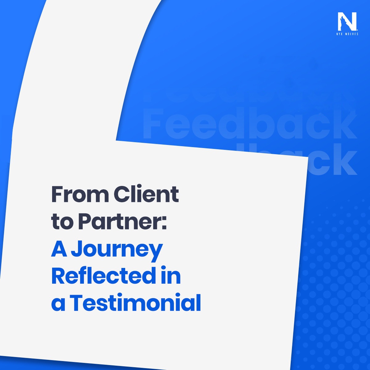 NyxWolves's tweet image. From project to partnership! 🚀 We helped a leading manufacturer with AI-driven efficiency, deeper insights, &amp;amp; timely delivery. Their testimonial reminded us why we love what we do: building trust &amp;amp; transforming businesses together. 🤝
#ClientSuccess #AIInnovation #Partnership