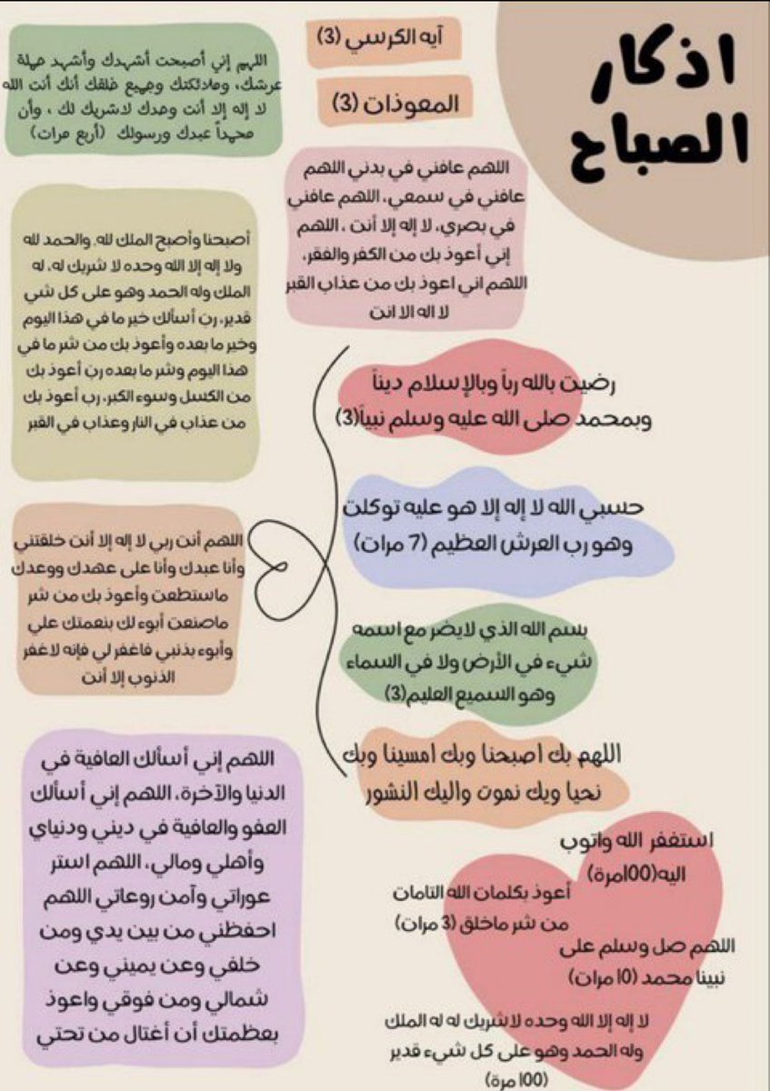 physio_clinics's tweet photo. 🍃 لا تنسوا أذكاركم حفظكم الله ورعاكم 🌹

💡قال ابن كثير: «البسُوا مِعطَف الأذكار لِيقِيكم شُرور الإنْس والجَان وقال: ودثّروا أرواحَكُم بالاستْغفار لتَمْحي لكُم ذُنوب اللّيل والنّهَار» https://t.co/duhwEyMI8A