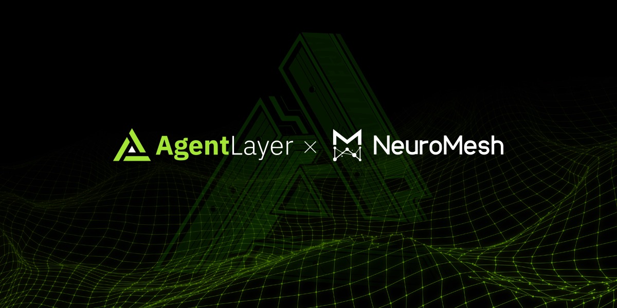 Agent_Layer's tweet photo. 🎉Exciting news! @Agent_Layer is proud to announce a strategic partnership with @NeuroMeshInfo! 🚀

Together, we're on a mission to democratize access to large AI model training. By combining AgentLayer's innovative decentralized network for autonomous AI agents with NeuroMesh's groundbreaking distributed training protocol, we aim to unlock new frontiers in AI research and development.💪

Get ready for a future where everyone can contribute to and benefit from the power of AI. Stay tuned for more amazing developments! 😎 

#AgentLayer #NeuroMesh #AI #AIAgent