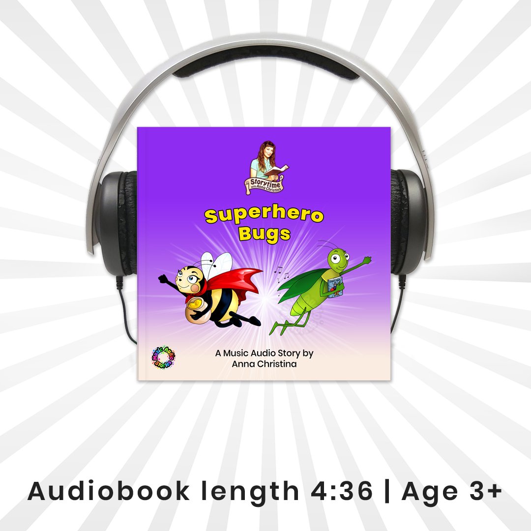 musicaudiostory's tweet photo. 🦸Our new Music Audio Story, Superhero Bugs, is a super fun story encouraging children to see their talents and skills as superpowers!
Find out more ➡️ https://t.co/eM24kaVsTu
#Audiobook #NewRelease #kidsbooks #Audio #OutNow #Audiobooks #Superheroes #SuperheroBugs #Bugs #Story https://t.co/0OQJvsymdd