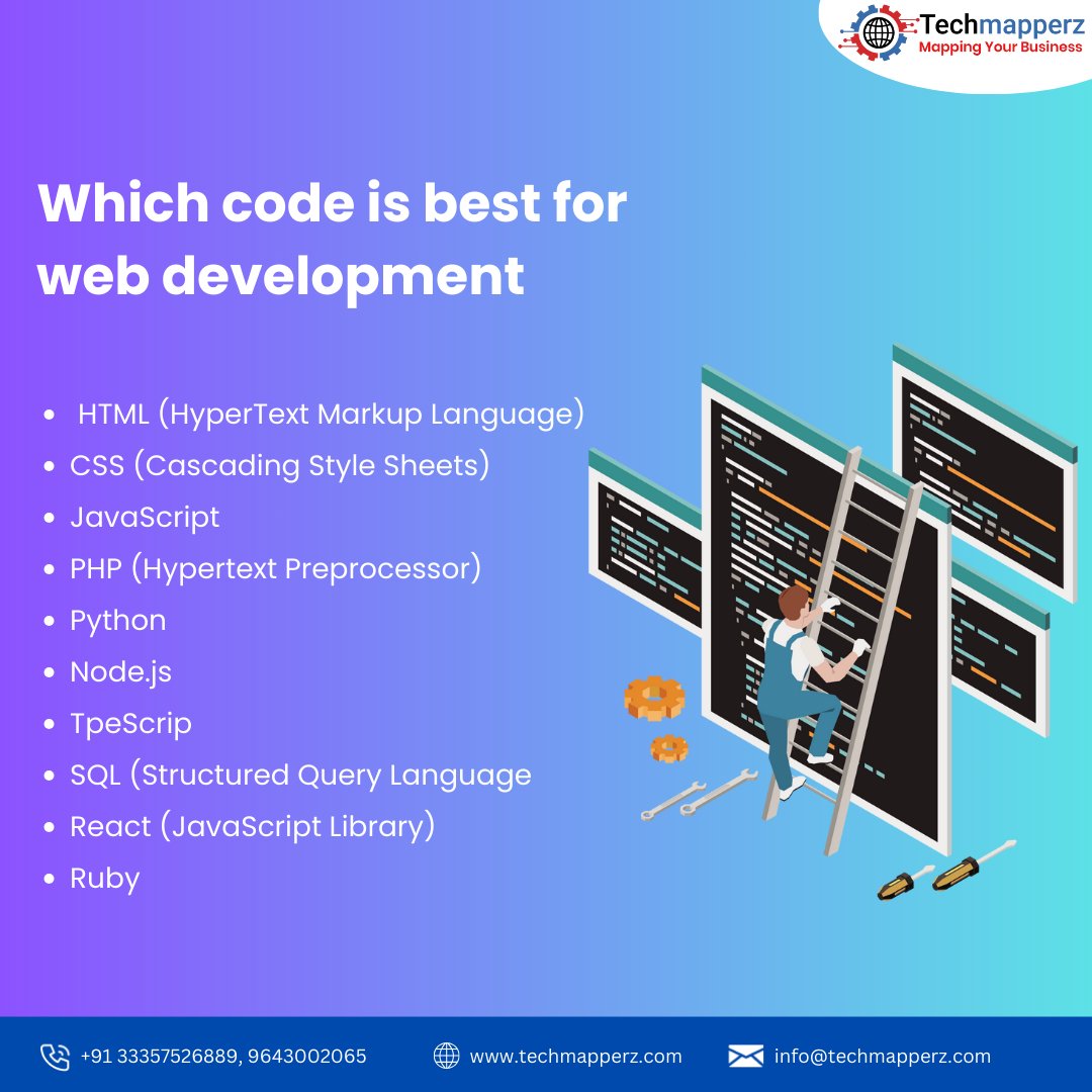 Techmapperzllp's tweet photo. Which code is best for web development:

Follow For More Techmapperz

📞 +91 33357526889, 9643002065/8961792268
📧 info@techmapperz.com
🌐 https://t.co/lI7VfhXunf

#techmapperz #it #itsupport #service #service #ServiceExcellence #reels #reelsviralシ #reelsviral  #code #coder https://t.co/WT1qauSL2V
