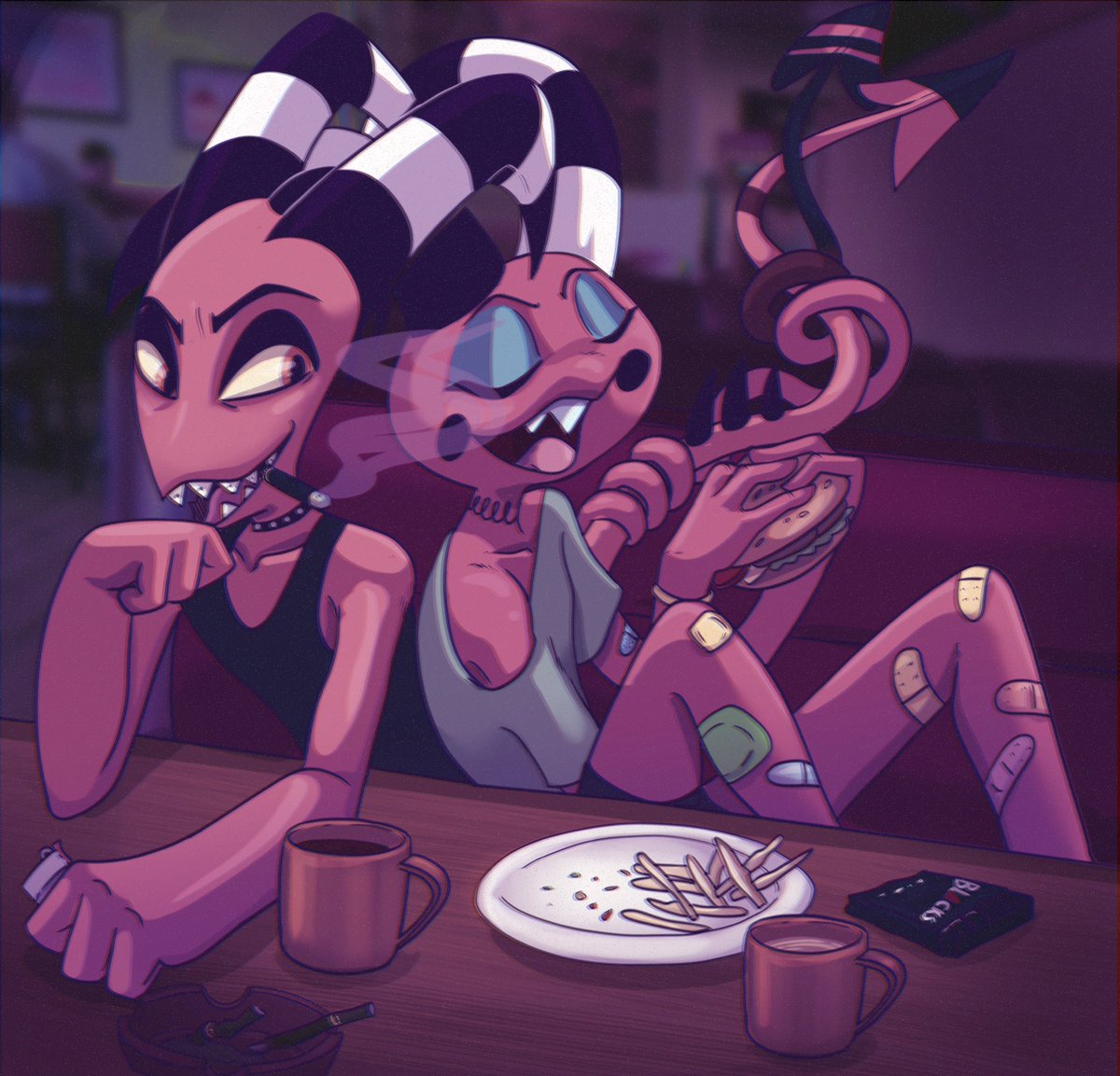 teen millennial past time smoking blacks at a dennys at 3am. 
#BlitzFizz