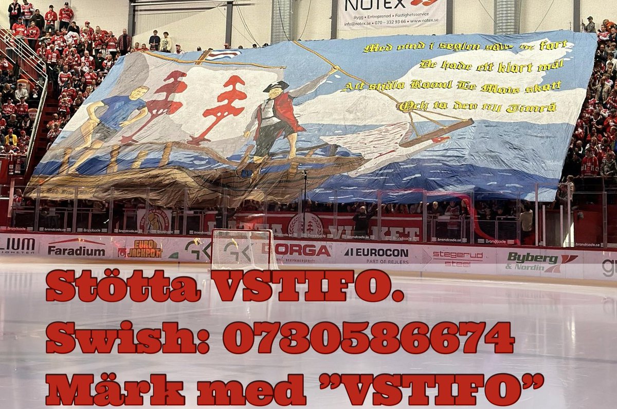 VÄSTRA STÅ TIFO tweet media