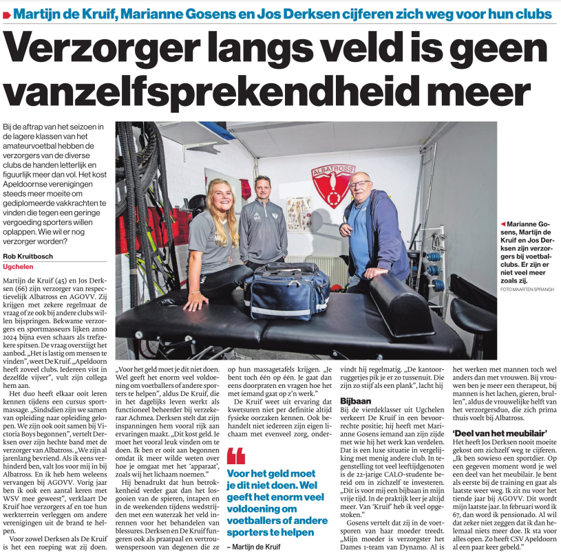 RobKruitb3434's tweet photo. 25.9.2024 Uit de krant van vandaag 

@ds_Apeldoorn @Stentorsport_AP @uvvAlbatross @vvAGOVV #amateurvoetbal #verzorgers https://t.co/mSyydms9pV