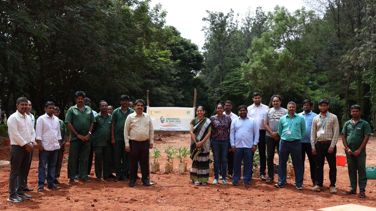 iBRIC-inStem (@dbt_instem) on Twitter photo #SHS2024
A tree plantation "Plant 4 Mother" was conducted in the campus in view of the Swacchhata Hi Sewa week 17 Sep - 2 Oct. Director Prof <a href="/InamdarManeesha/">Maneesha Inamdar</a> inaugurated it by planting the first tree for the event.
<a href="/DBTIndia/">Department of Biotechnology</a>
<a href="/IndiaDST/">DSTIndia</a>
<a href="/PMOIndia/">PMO India</a>
<a href="/rajesh_gokhale/">Rajesh Gokhale</a>
#CleanIndia #SHS2024
A tree plantation "Plant 4 Mother" was conducted in the campus in view of the Swacchhata Hi Sewa week 17 Sep - 2 Oct. Director Prof <a href="/InamdarManeesha/">Maneesha Inamdar</a> inaugurated it by planting the first tree for the event.
<a href="/DBTIndia/">Department of Biotechnology</a>
<a href="/IndiaDST/">DSTIndia</a>
<a href="/PMOIndia/">PMO India</a>
<a href="/rajesh_gokhale/">Rajesh Gokhale</a>
#CleanIndia