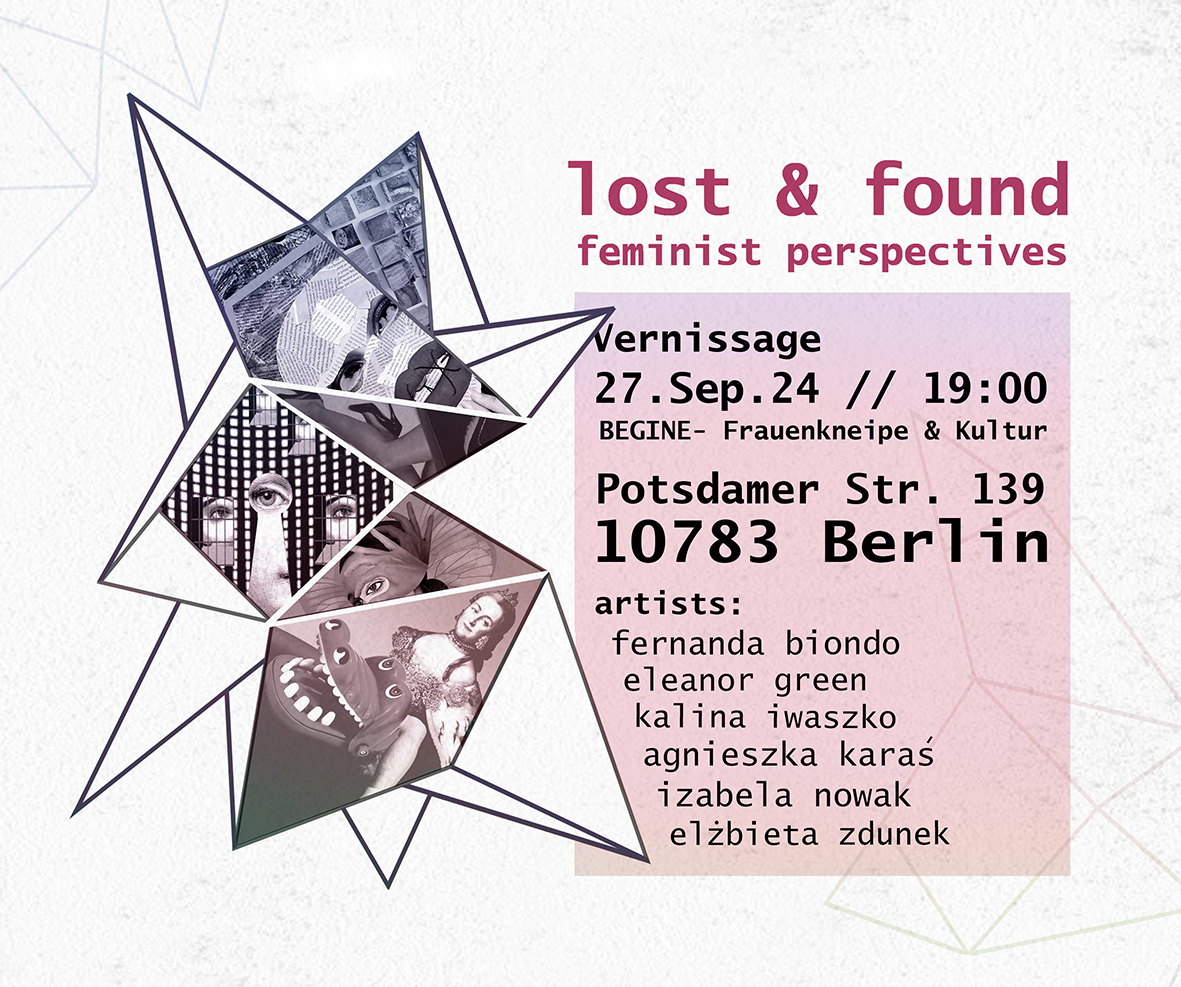 Izabela_Nowak_'s tweet photo. Female collage exhibiton- 6 artists are showing their works in Begine Frauenkneipe- join us:)
#berlin #berlinart #berlinausstellung #berlinexhibiton #berlinpeople #berlincity #fraueninberlin #berlinfrauen #berlinevent #berlinevents #berlinerkunst #berlinkunst #berlinartists #art https://t.co/LO7pBvwwRJ
