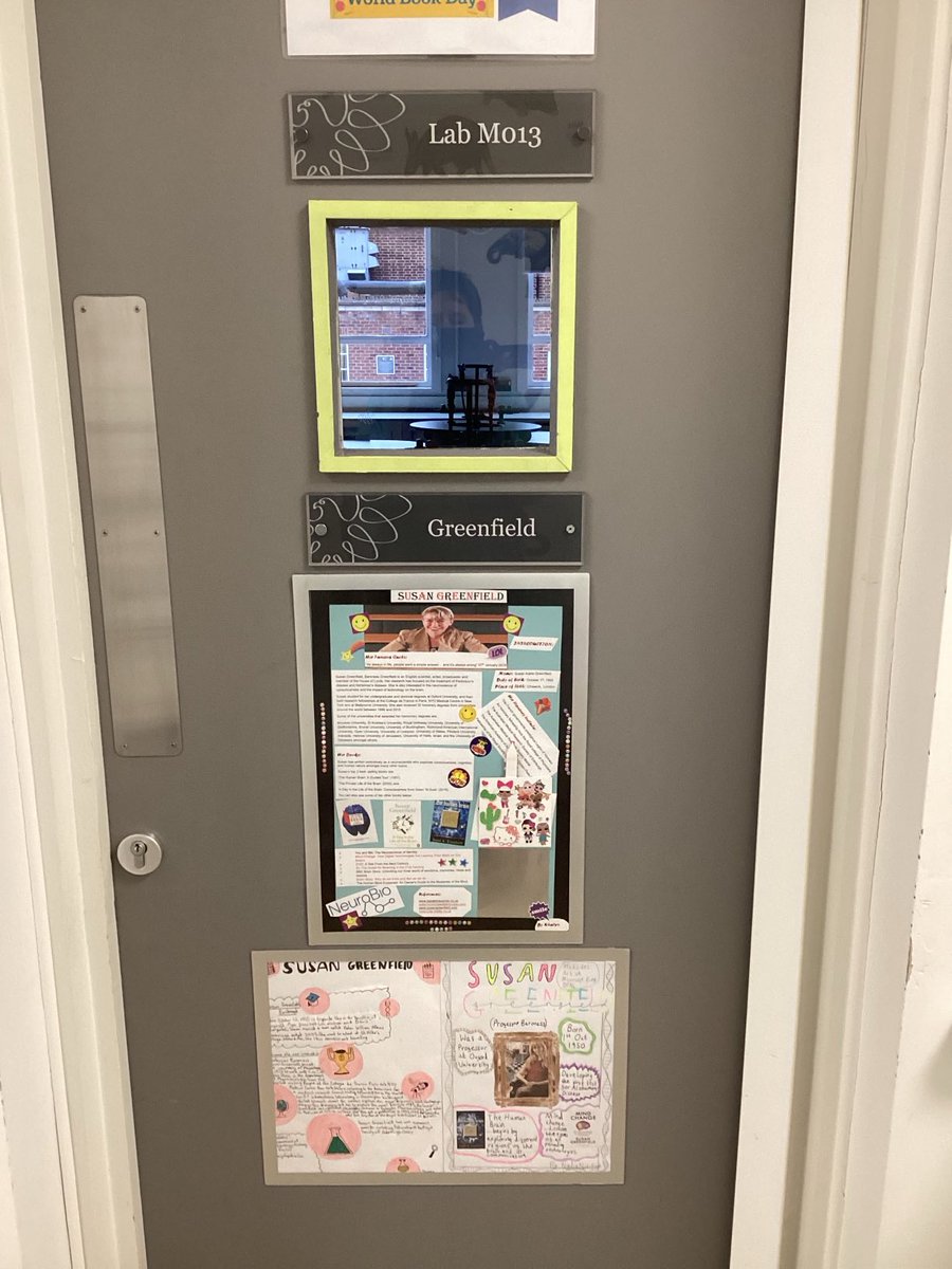 Loving my #BGSYear6 door posters celebrating female scientists #BGSImaginative #BGSScience