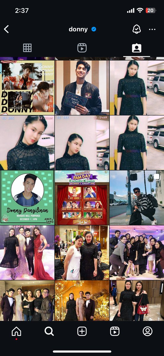 Hahahaha.. oh di! Naka open na naman ang TAGGED photos nya hahaha! Glitch na naman ba ito 😂🤣😜🤪  Grabe sya 2018 pa ang mga nasa TAGGED photos nya ha! 💋💖