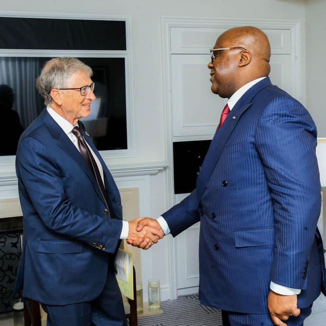 DEfumo3359's tweet photo. Le président de la république @fatshi13 et le 7 ème homme le plus riche du monde @BillGates 🇨🇩x🇺🇲

#congo #Israel #pardon #amen #KINSHASA https://t.co/jRJ1rsxrcw