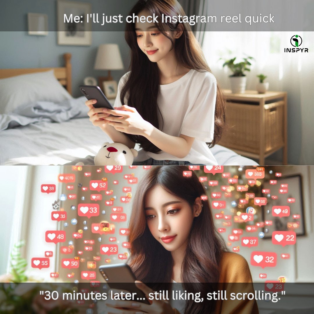 theInspyr's tweet image. Just a quick scroll…&quot; turns into a 30-minute deep dive into the ‘gram?

We’ve all been there—stuck in the scroll, liking and commenting non-stop!

#inspyrofficial #InstagramAddict #ScrollAndSucceed #SocialMediaStrategy #GrowYourBrand #InstaMarketing #memes