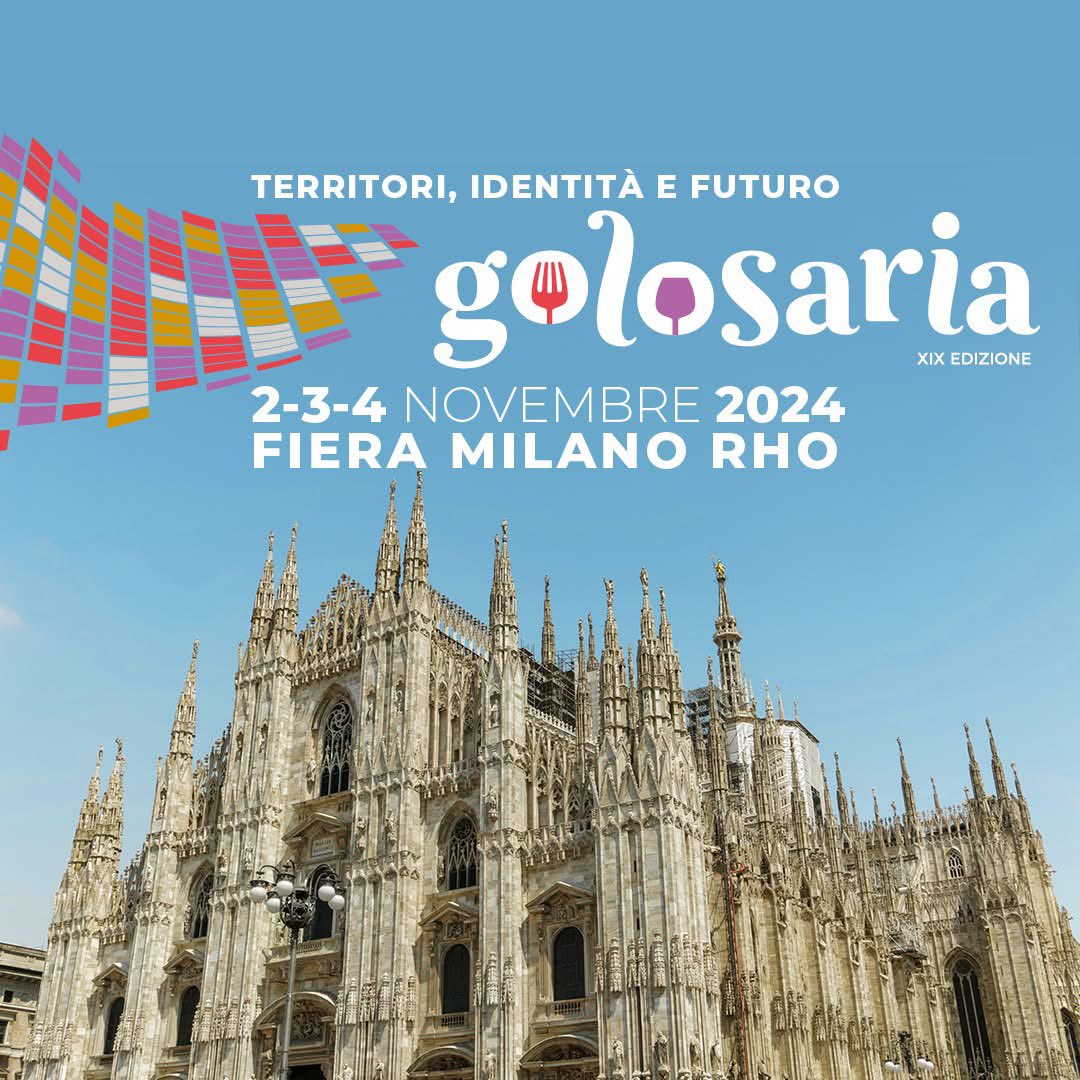 🔥 Golosaria torna a Milano dal 2 al 4 novembre, per la tre giorni del gusto italiano che valorizza piccoli produttori, realtà storiche, start up innovative! <a href="/Massolon/">Paolo Massobrio</a> <a href="/marcogatti23/">marco gatti</a> <a href="/SilvanaRossi12/">Silvana Rossi</a> <a href="/Golosaria/">Golosaria</a> 
.
👉 golosaria.it