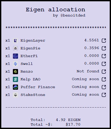 🪂Całkiem przyjemny #AIRDROP CHECKER tokenów od $EIGEN

👇
checkeigen.vercel.app