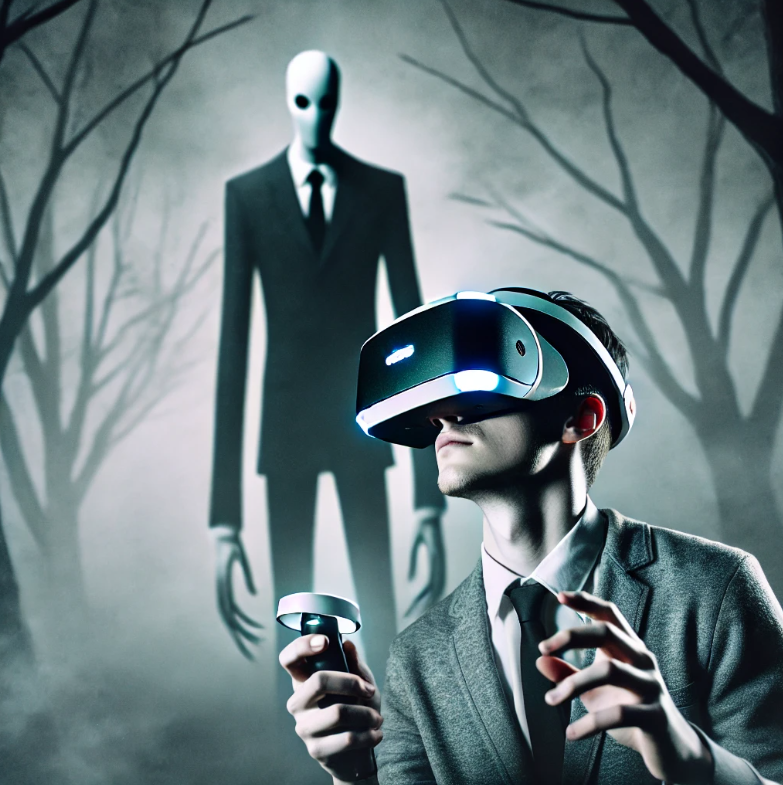 IoSlenderman's tweet photo. Slenderman VR: A Vision Beyond Gaming 🎮 
Explore not just a game, but a future-driven VR company!

At Slenderman VR, we're not just developing a game, we're creating an entire ecosystem built on cutting-edge VR technology. 👾 Our goal? To bring the most immersive horror experiences to life, one terrifying chase at a time.

Our VR prototype is just the beginning! 🌟 Slenderman VR offers:
🎮 Dynamic and randomized maps
🎯 Scor-based level system with 7 main levels
👾 Slenderman AI that learns and adapts to player behavior!

As a company, we're committed to pioneering the next generation of VR experiences. From interactive environments to social and multiplayer integrations, Slenderman VR is designed to be a cornerstone of future VR horror gaming. 🕹️

We believe in building this project with the community. Join us on this journey as we release more updates, NFTs, and engage directly with our players. 👥✨

Follow us for exclusive access to our beta releases, game insights, and more exciting news about Slenderman VR. 🚀 Let's build the future of VR gaming together!

#SlendermanVR #VRCompany #FutureOfGaming #ImmersiveHorror #VRDevelopment #HorrorGaming #NextGenGaming