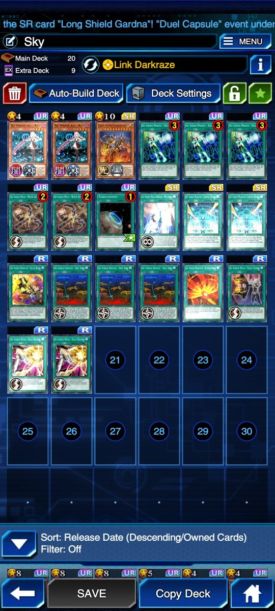 Kiss_shot30's tweet photo. Duel links Kc cup sep 2024
Rank #78
Sky striker 0~47k

Kaiju mvp https://t.co/j1RTOerEQ6