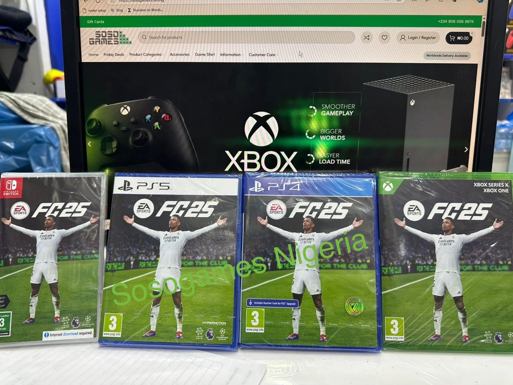 SosogamesNG's tweet photo. Patiently waiting for Authorization from EA to start distribution… Processing and Logistics fully ready…

Visit our website🌍or download our mobile📱to order…. https://t.co/C2noHVtcbJ