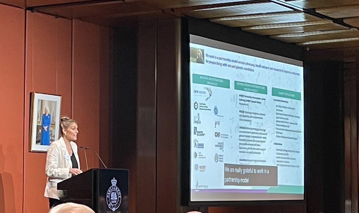 Bronwyn Terrill (@bronwynterrill) on Twitter photo Wonderful to be at the <a href="/GeneticAll_AU/">Genetic Alliance AU</a> forum at Parliament House tonight to hear about work innovating for equity in #rare and #genetic conditions and seeing colleagues <a href="/GeneEQUAL/">GeneEQUAL</a> and <a href="/RArESTECHO/">RArEST ProjectECHO</a> ๐๐ Wonderful to be at the <a href="/GeneticAll_AU/">Genetic Alliance AU</a> forum at Parliament House tonight to hear about work innovating for equity in #rare and #genetic conditions and seeing colleagues <a href="/GeneEQUAL/">GeneEQUAL</a> and <a href="/RArESTECHO/">RArEST ProjectECHO</a> ๐๐