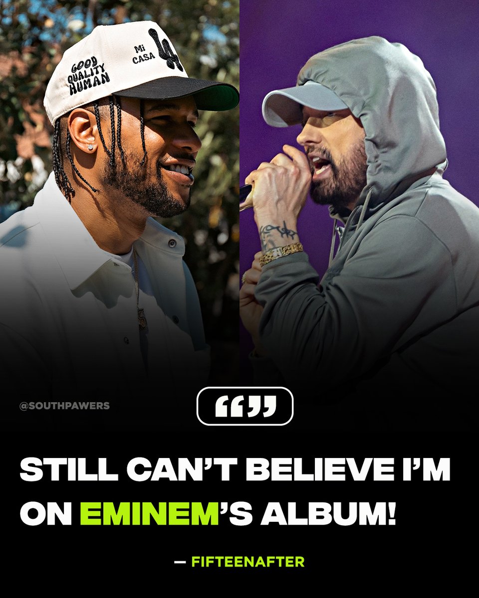 Southpawer's tweet photo. Big shout out to @99fifteen  for the FIRE hook he did on Eminem's new album! 🔥🔥 https://t.co/4pbNZPj7rN