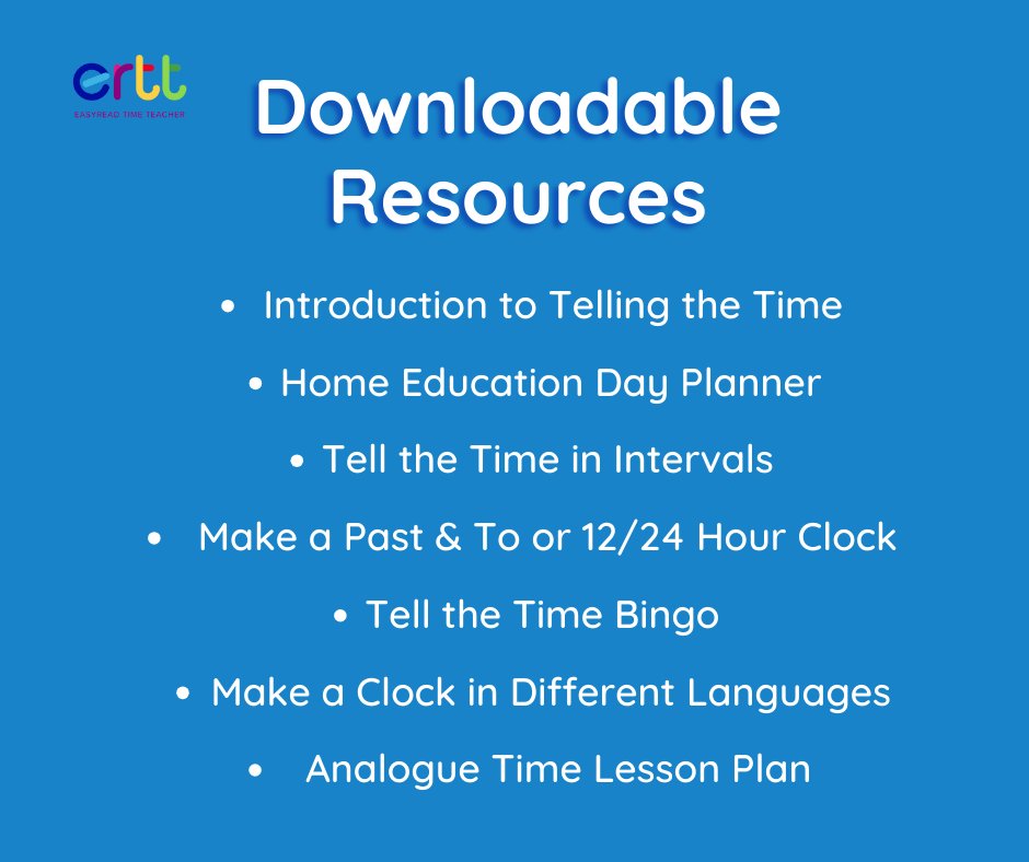 EasyReadTime's tweet image. Don’t forget about the free time teaching resources that are available for download on our website! 
easyreadtimeteacher.com/teacher-classr… 
#classroomresources #classroom #funlearning #earlylearning #learnthroughplay #teachingresources