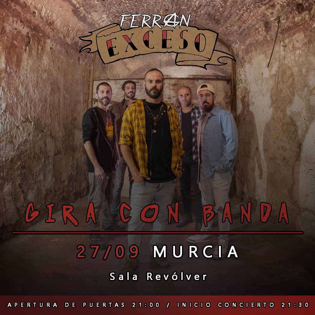 Familia, mañana arrancamos GIRA CON BANDA en VALENCIA!!

linktr.ee/FerranExceso