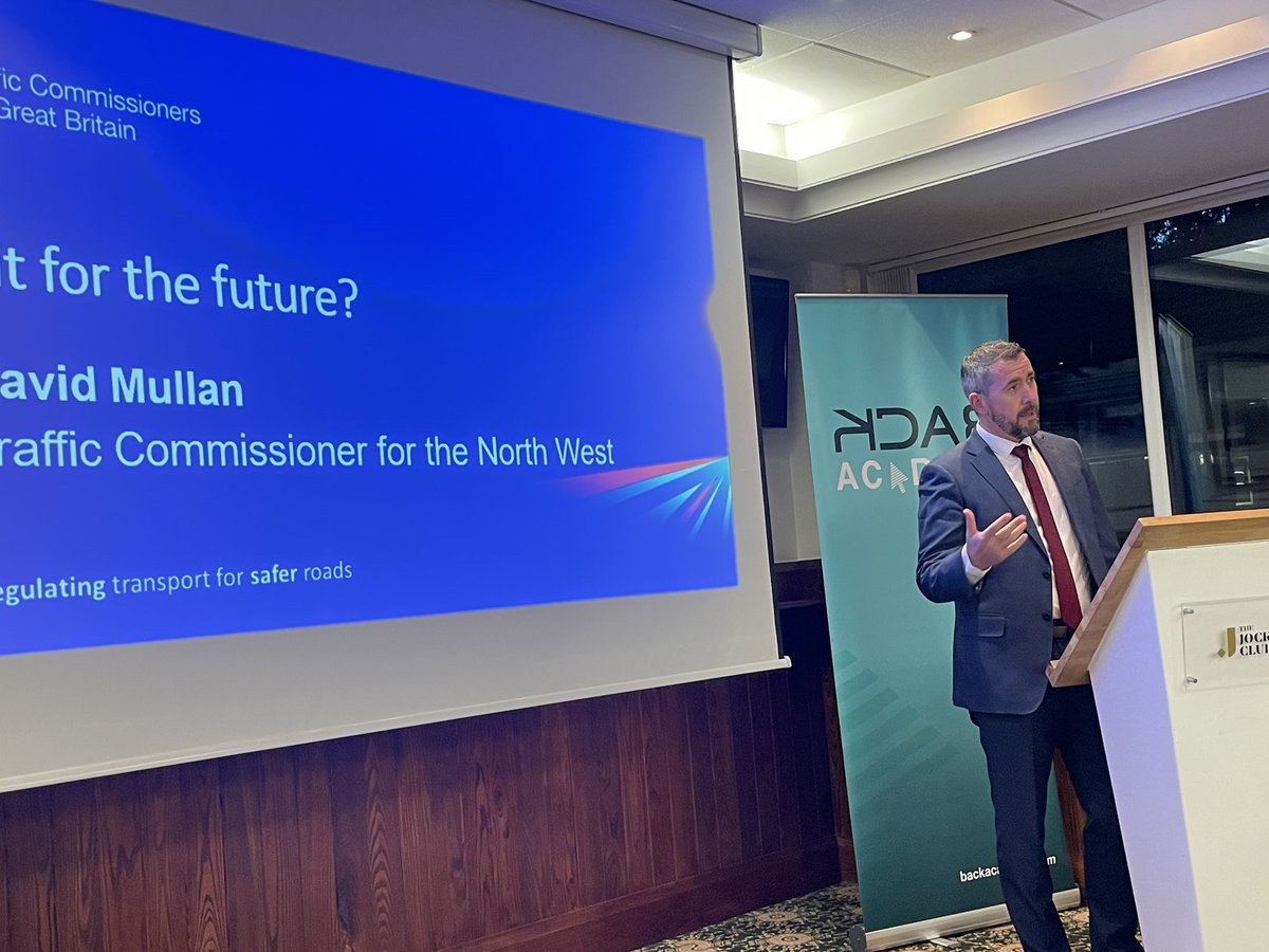 We were delighted to welcome the new North West Traffic Commissioner Mr David Mullan to our North Compliance evening.

Then followed by a great presentation from Jonathon Backhouse on driver risk and role of technology

<a href="/CPT_UK/">Confederation of Passenger Transport</a> <a href="/backhousejones/">Backhouse Jones</a> <a href="/TrafficCommsGB/">Traffic Commissioners for GB</a>