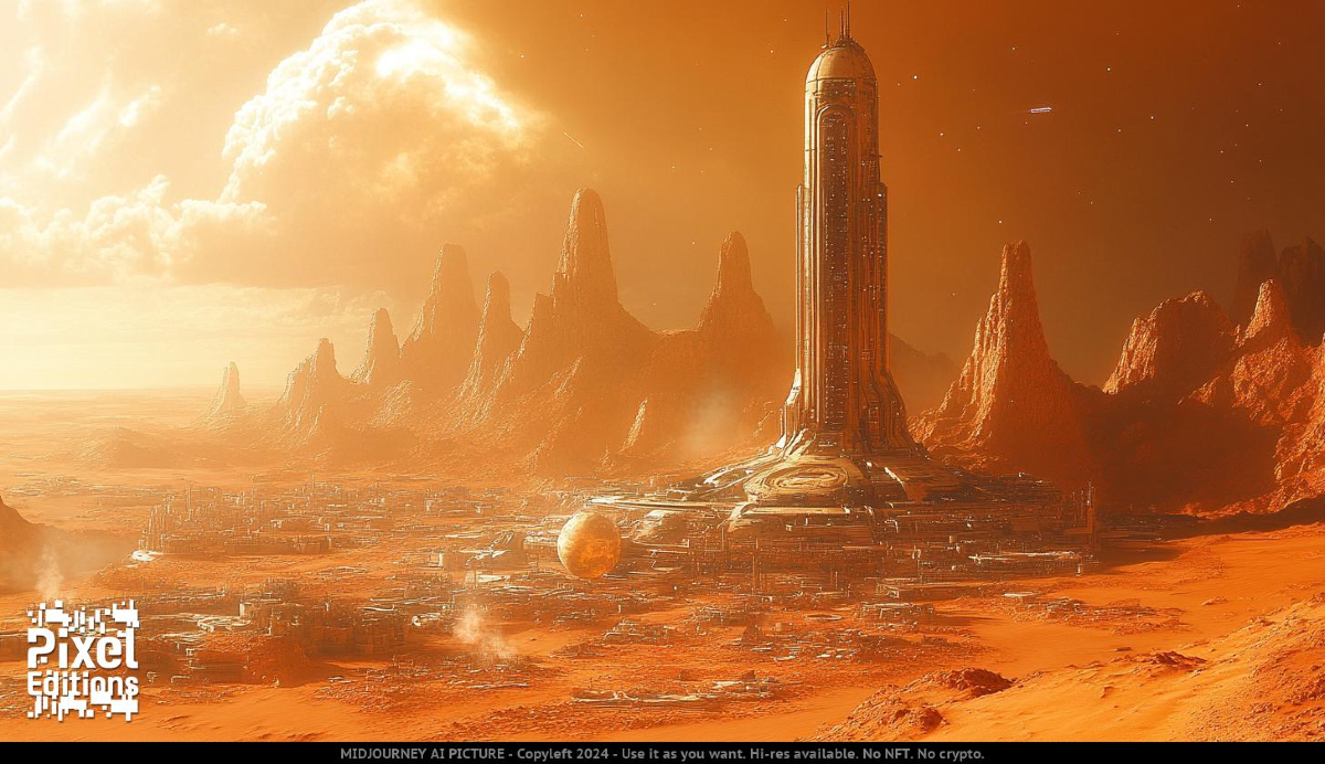 Pix3lEditions's tweet photo. Mars in the future?
#architecture
#robots
#futuretechnology
#pixeleditions
#pixedmagazine 🔥
#midjourney
#promptart
#aiart
#aiartwork
#artificialintelligence
#aiforfreedom
#lovemidjourney61
🌐 Visit our newsletter https://t.co/2fBgeTb4Iq https://t.co/W4Q52LqYzv