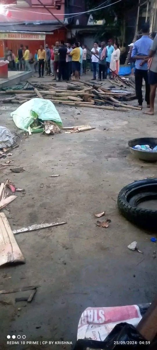 Hindu temple is under attack in #Manipur.
A mandir was set ablaze by suspected #KukiTerrorists in #Senapati town (Manipur) at midnight. 

These suspected #KukiTerrorists already burned and desecrated countless temples that have stood for hundreds of years. 
When will this end?
