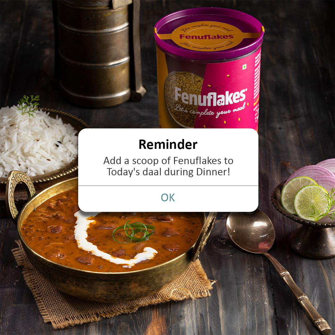 fenuflakes's tweet photo. Don’t Forget to Power Up Your Dinner! 
Add a spoonful of Fenuflakes to your dal every night for a fiber boost that’s good for your gut, keeps you full longer, and helps manage blood sugar! It’s an easy, delicious way to make your meals healthier—without changing the taste. https://t.co/9sM62N3fXN