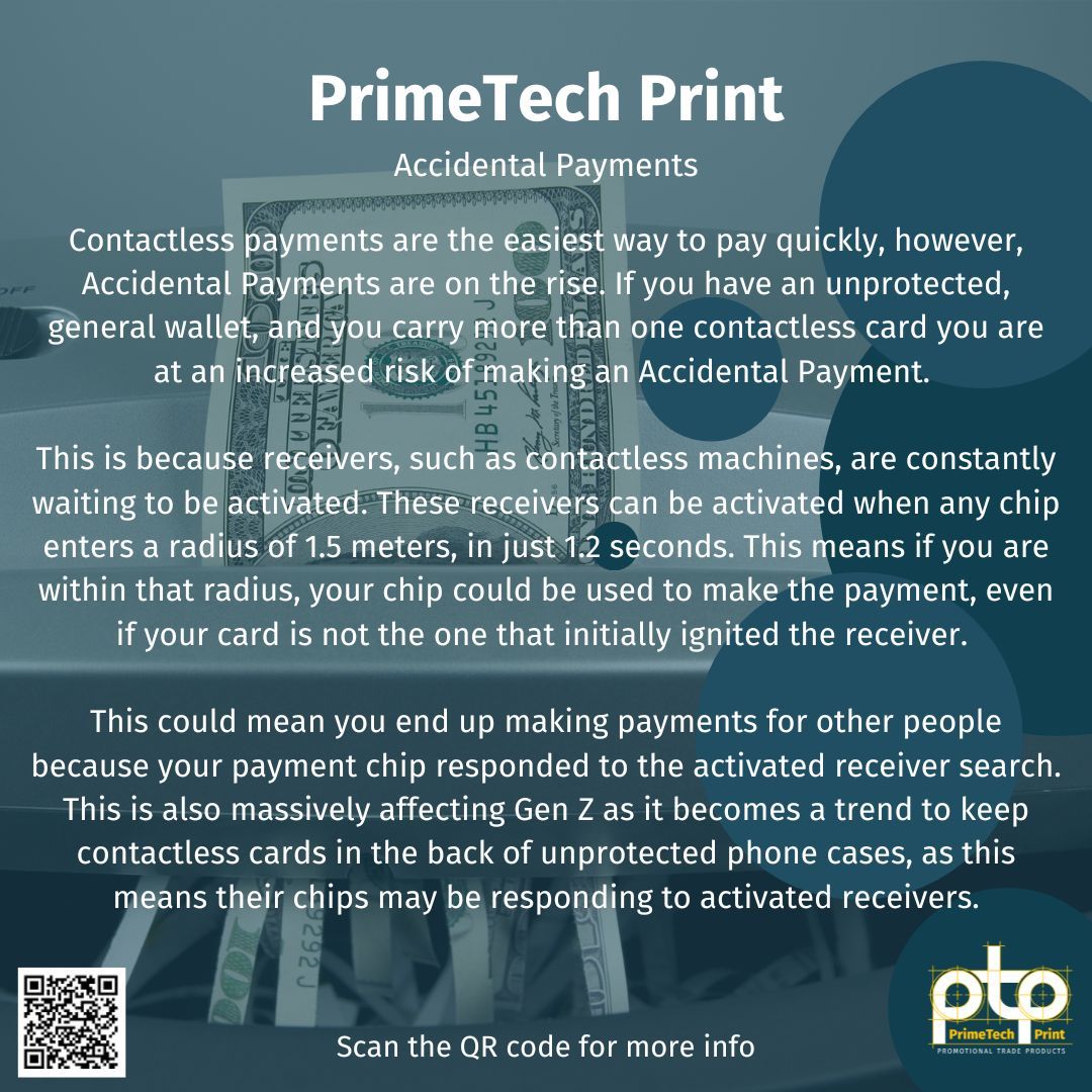 PrimeTechPrint's tweet image. Calling all Promo Distributors! - Do your client's customers want to avoid accidental payment? 💷 

Scan the QR code for more info. 😊

#Education #Payment #PrimeTechPrint