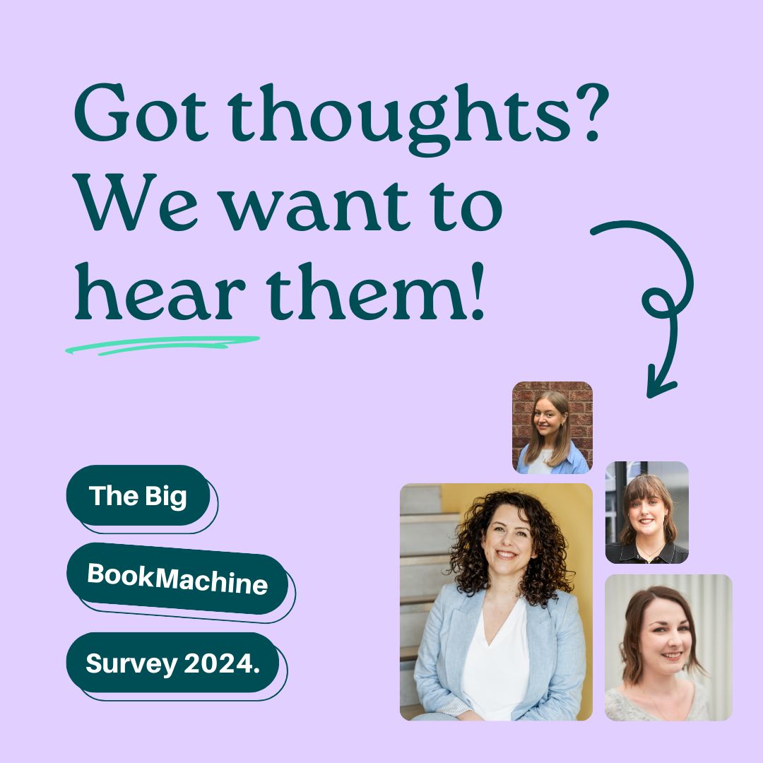 BookMachine's tweet image. ⏰ The Big #BookMachine Survey 2024 is closing soon!

Share your thoughts on what Campus events programme should look like in 2025 – plus be in with the chance of winning a £100 @bookshop_org_UK voucher. Survey closes 30th Sep (Ts&amp;amp;Cs apply): buff.ly/3MKt78v