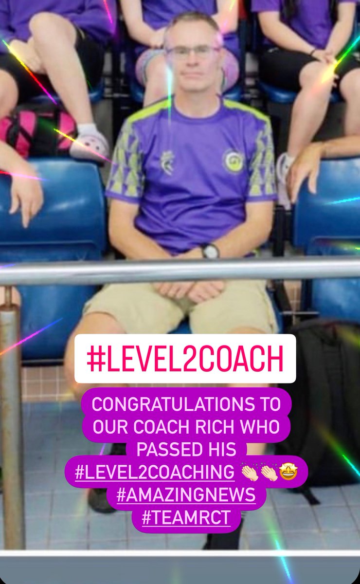 RCTSwimSquad's tweet photo. Well done to our #coach Rich who completed his #level2coaching #qualification! #teamrct @SwimWales @SportRCT https://t.co/Oj5pgarPYj