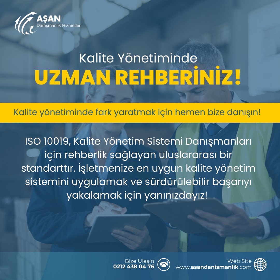 🔍 Kalite Yönetiminde Uzman Rehberiniz! 🔍

🔸 Kalite yönetimi konusunda profesyonel danışmanlık
🔸 İş süreçlerinde sürekli iyileştirme
🔸 Rekabet gücünüzü artırın!

Kalite yönetiminde fark yaratmak için hemen bize danışın! 📈
🌏 asandanismanlik.com

#ISO10019 #KaliteYönetim