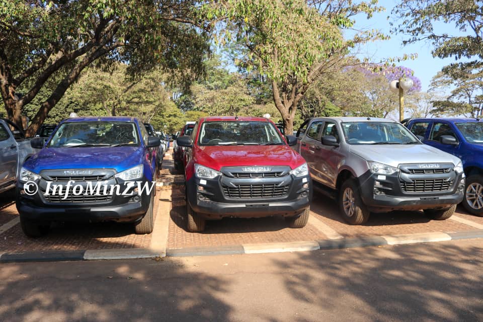 InfoMinZW's tweet image. The new vehicles which will be handed over today by His Excellency President Emmerson Mnangagwa @edmnangagwa will enable the Chiefs to carry out their daily duties effectively.
#Vision2030