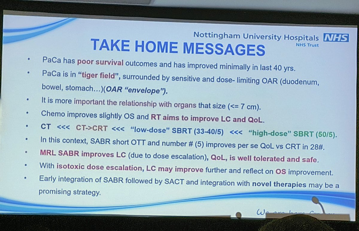 #congresoSEOR2024
#pancsm cáncer de páncreas #SBRT #radonc Dr. Luis Aznar.