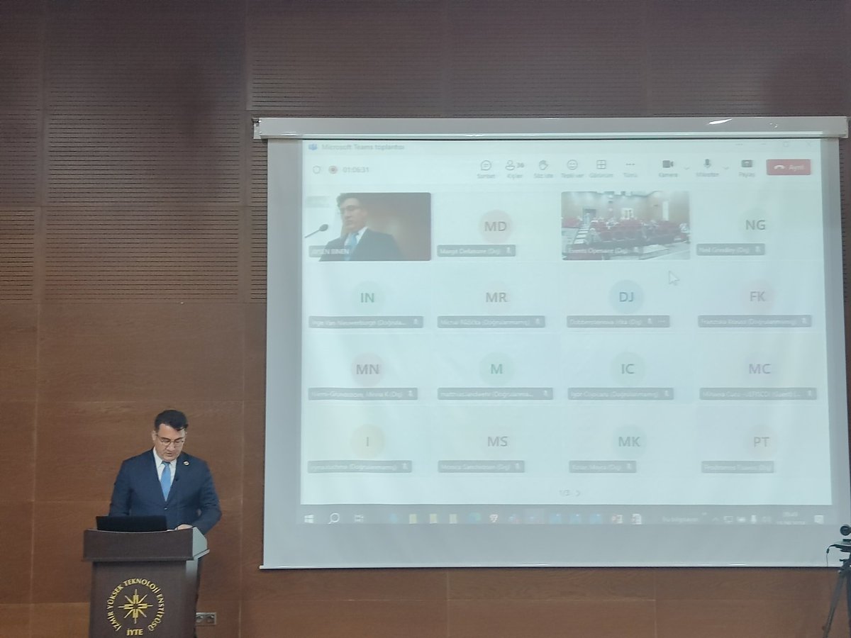 elli_lib's tweet photo. "#OpenSience should be open by definition.. We will continue to contribute to open science" says Yusuf Baran, @iyteedutr Rector. 
The institute serves as @OpenAIRE_eu NOAD w/ @turkgultekin being instrumental in building capacities on data &amp; services for research output management https://t.co/MqV595tqs7